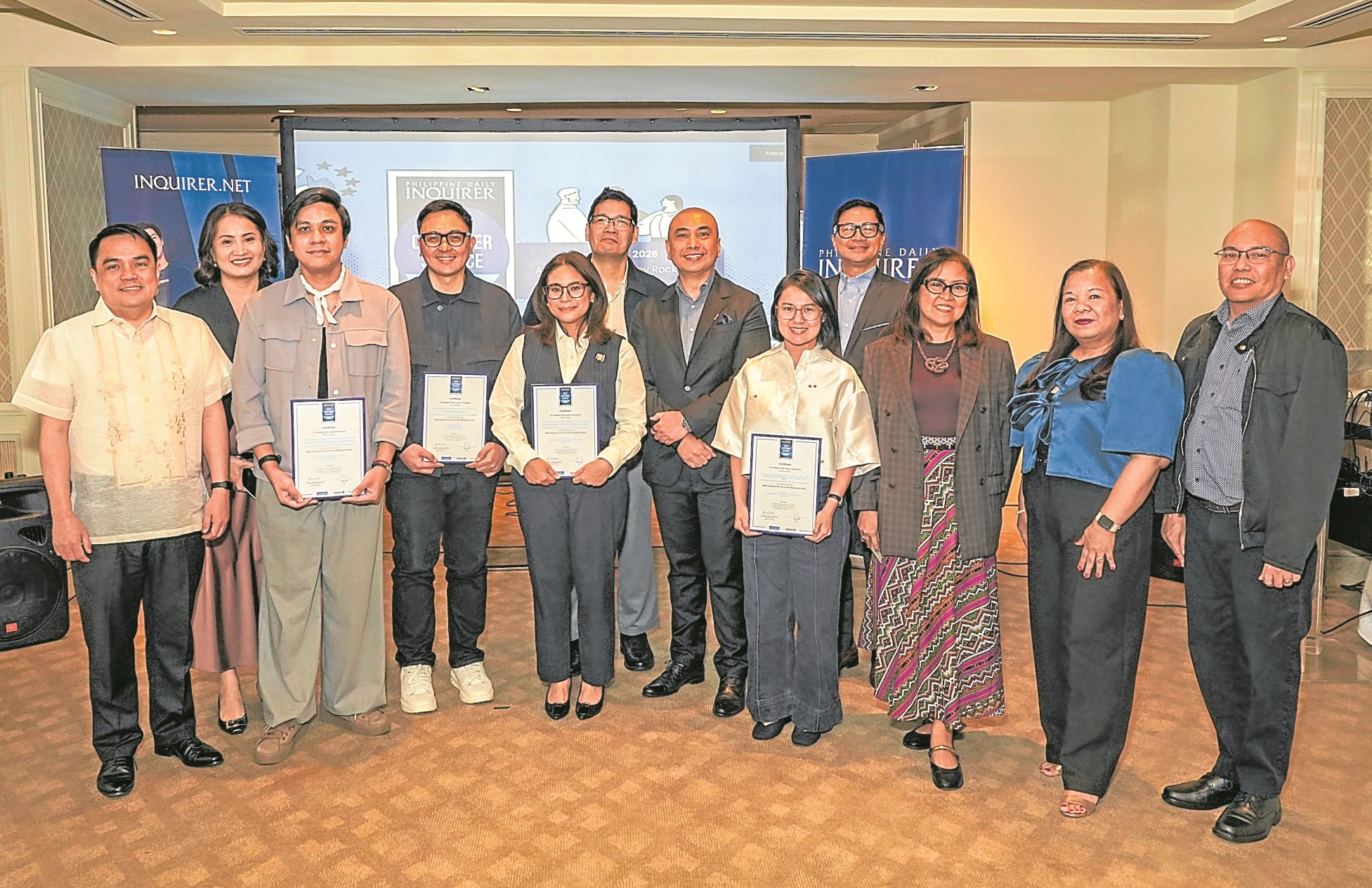 Top brands honored at Inquirer–Statista Best Customer Service Awards