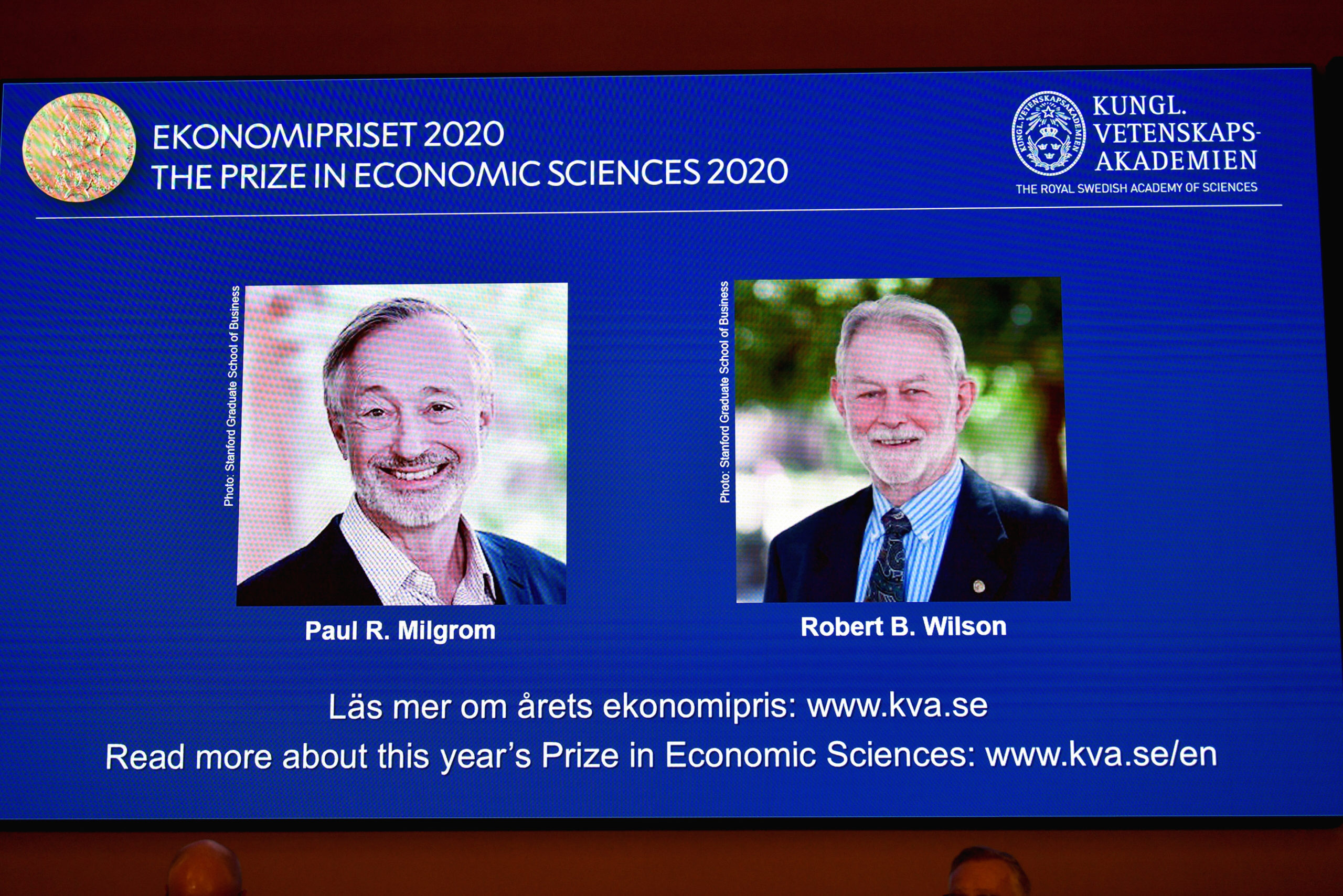 The winners of this year's Nobel prize in economic sciences are